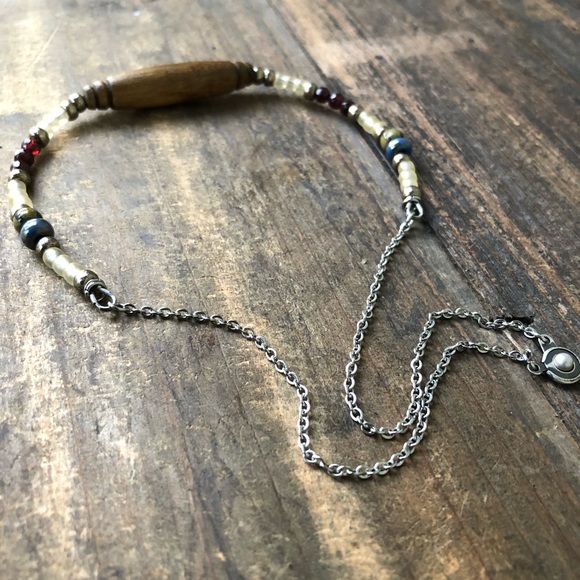 Patriotic Americana Short Gemstone Necklace - Picture 4 of 5